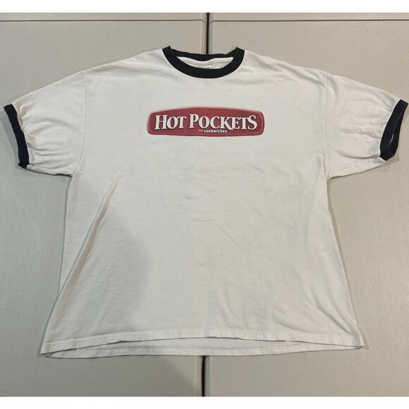 Hot Pockets Other - Vintage Hot Pockets Ringer Tee XL
